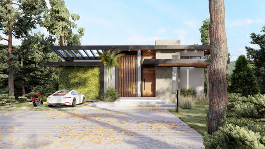Renderizado 3D Exterior de Fachada