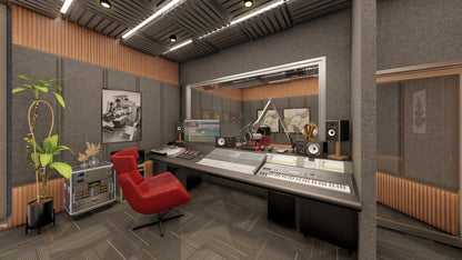 Escena Estándar de Rendering 3D Interior