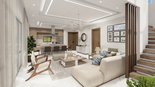 Escena Estándar de Rendering 3D Interior