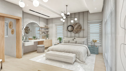 Escena Estándar de Rendering 3D Interior