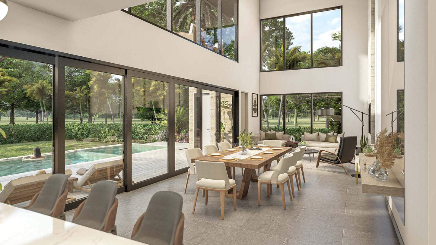 Escena Estándar de Rendering 3D Interior