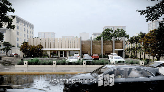Animación 3D Exterior de Fachada